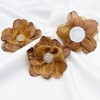 Simple Cute Begonia Flower Curtain Tieback 2 Pieces-Tree City - 4 of 4