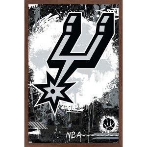 Trends International NBA San Antonio Spurs - Maximalist Logo 23 Framed Wall Poster Prints - 1 of 4