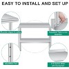 Stainless Steel Table for Prep & Work With Backsplash, Commercial Heavy Duty Table With Adjustable Under Shelf for Kitchen Restaurant - 4 of 4