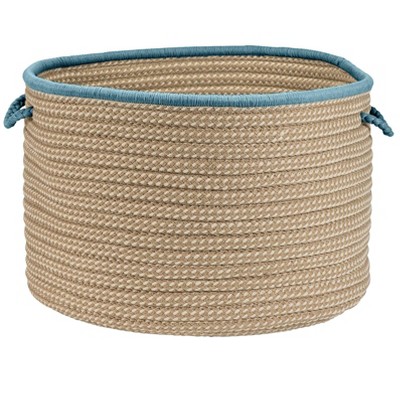 Colonial Mills Boat House Utility Basket, 14 by 10-Inch, Light Blue