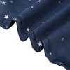 Unique Bargains Blackout Curtains Short Window Curtains 51.97"L x 18.11"W Navy Blue 2 Pcs - 4 of 4