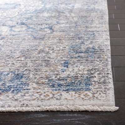 Ethereal Gray Hand-Knotted Wool-Viscose Round Rug