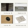 Gulches Wooden Cat House with Soft Cushion, Decorative Kitten Condo Side Table, Elevated Pet House with Storage Space - 4 of 4