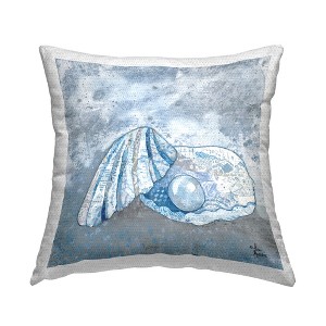 Stupell Industries Patterned Clamshell Nautical Pearl, 18 x 18 - 1 of 3
