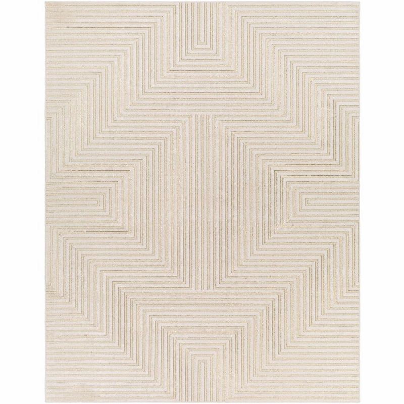 Mark & Day Knightsville Rectangle Woven Indoor Area Rugs Cream, 1 of 9