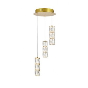 Elegant Lighting Polaris 3 - Light Pendant in  Gold - 1 of 4
