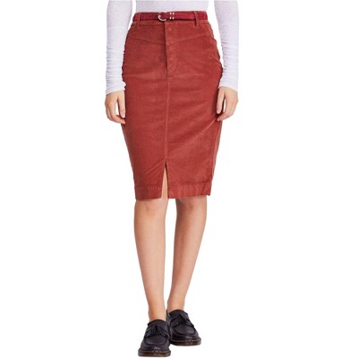 Free People Womens Rosemary Corduroy Skirt