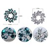 Anna-Kaci Crystal Inspired Floral Wreath Holiday Christmas Old Fashion Brooch Pin - 2 of 4