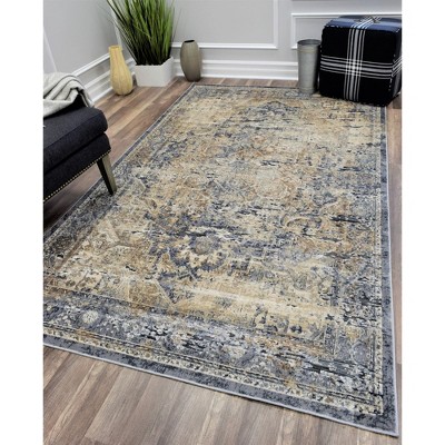 Rugs America Castle Abstract Transitional Area Rug