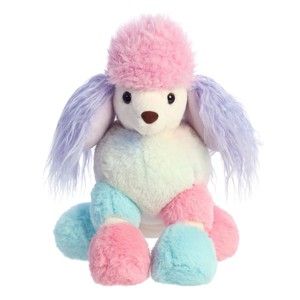 Aurora Luxe Boutique 15" Sophie Poodle Multicolored Stuffed Animal - 1 of 4