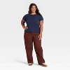 Women's Short Sleeve Pointelle T-Shirt - Universal Thread™ - 3 of 3