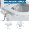 Garvee Mechanical Bidet Attachment, Bidet Attachment for Toilet, Toilet Bidet with Dual Self-Cleaning Nozzles, Rear and Feminine Wash - 3 of 4