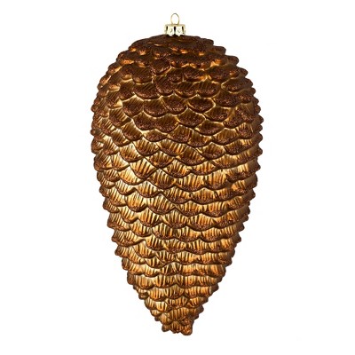 Vickerman Matte Glitter Pinecone Christmas Ornament