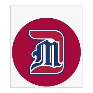 University of Detroit Mercy Primary Logo Automotive Car Window Locker Circle Bumper Sticker - 1 of 4