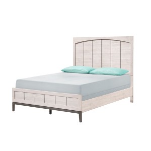 Queen Size Platform Bed with Headboard and Footboard - 1 of 4