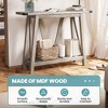 Crestlive Products Farmhouse Console Table for Entryway - Wood Entryway Tables with Shelves, Sofa Table for Entryway, Living Room, Hallway - 2 of 4