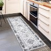 Vintage Area Rug, Low-Pile Ultra-Thin Stain Resistant Carpet with Non-Slip Backing for Living Room, Bedroom, Pet & Kid Friendly - 2 of 4