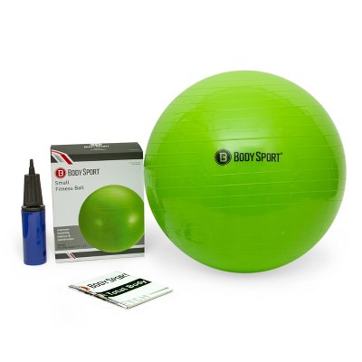 Bodysport Slow Release Exercise Ball With Pump Exercise Equipment For Home Office Gym And Classroom 55 Cm. Green Target