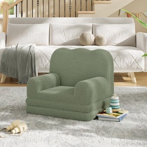 2-in-1 Comfy Couch Fold Out Lounger Foam Chair - 1 of 4