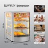 Winado 3-Tier 800W 110V Hot Food Warmer Display Case Countertop - 2 of 4