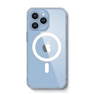 SaharaCase Hybrid-Flex Hard Shell MagSafe Phone Case for iPhone 15 Pro Shock Absorbing Clear - 1 of 4