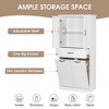 Okak Bathroom Storage Cabinet, Versatile Storage Cabinet with Adjustable Shelves for Bathroom, Living Room - 4 of 4