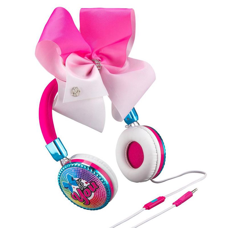 eKids JoJo Siwa Fashion Headphones for Girls - Multicolor (JJ-M48.DTC24), 1 of 4