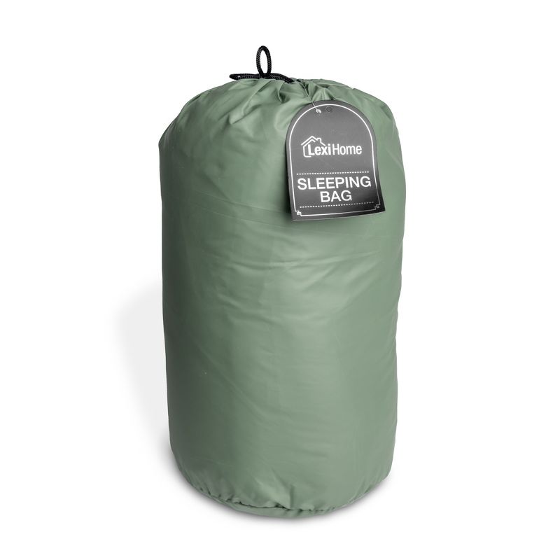 Lexi Home Adult 66" x 26" Outdoor Camping Sleeping Bag, 1 of 2