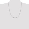 Black Bow Jewelry 1.25mm Sterling Silver, Mirror Box Chain Necklace - 2 of 4