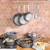 16pc Nonstick Ceramic Coated Aluminum Cookware Set - Figmint™ - 2 of 4