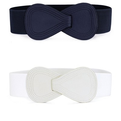 white & navy blue