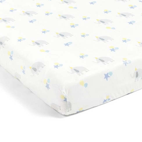 Lush Décor Soft & Plush Fitted Crib Sheet - Elephant Balloon : Target