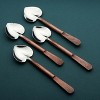 Inox Artisans Celia Heart Coffee/Dessert Table Spoon 4 Pc. Set - 4 of 4