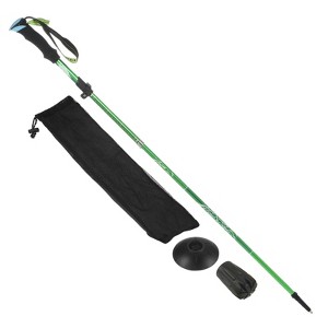 Unique Bargains Aluminum Alloy Collapsible Hiking Trekking Pole with Mud Basket - 1 of 4