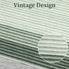 Modern Abstract Area Rug Machine Washable Rug for Living Room, Non-Slip Non Shedding Gradient Soft Carpet, Low Pile Indoor Foldable Printed Rug - 3 of 4