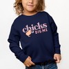 The Juniper Shop Chicks Dig Me Toddler Graphic Sweatshirt - 2 of 2