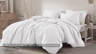 Sage Queen Linen Cotton Comforter Set with Shams