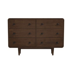 NicBex Mid Century 6-Drawer Bedroom Dressers for Closet,Chest of Drawers for Bedroom,Entryway,Wooden Dresser Chest - 1 of 4