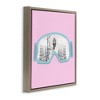 Stupell Industries Winter Slopes Goggles Floating Frame Canvas Art - 2 of 4