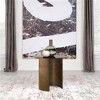 Coaster Home Furnishings Morena Round End Table with Tawny Tempered Glass Top Brushed Bronze - 2 of 4