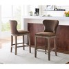 New Pacific Direct Dorsey Counter Bar & Counter Stools, Nubuck Chocolate - 3 of 4