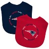 BabyFanatic Officially Licensed Unisex Baby Bibs 2 Pack - NFL New England Patriots - 2 of 4