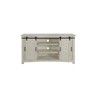 Aspen 65" Solid Wood TV Stand Antique White Finish - Martin Svensson Home - 3 of 4