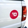 University of Dayton Flyers Logo Automotive Car Window Locker Circle Bumper Sticker - 4 of 4