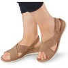 Collections Etc Cross-over Adjustable Sandals - 2 of 4
