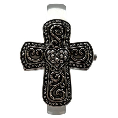 Olivia Pratt Cross Shape Bangle Women Watch