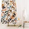 Modern Abstract of Brush Stroke Shower Curtain - Deny Designs: Mid-Century Style, Polyester, Machine Washable - 2 of 2