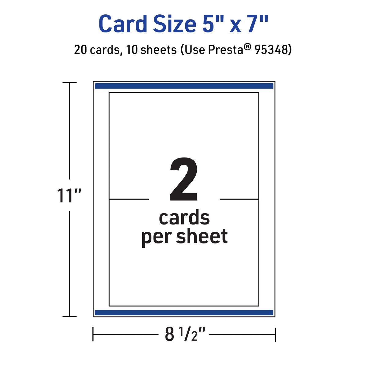 Avery Glossy White Invitation Cards, 5" x 7" Rectangle - thumbnail 10