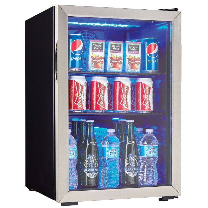 Danby DBC026A1BSSDB 2.6 cu. ft. Free-Standing Beverage Center in Stainless Steel, 3 of 8