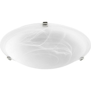 Quorum Lighting 3 - Light Flush Mount in  Polished Nickel - 1 of 1